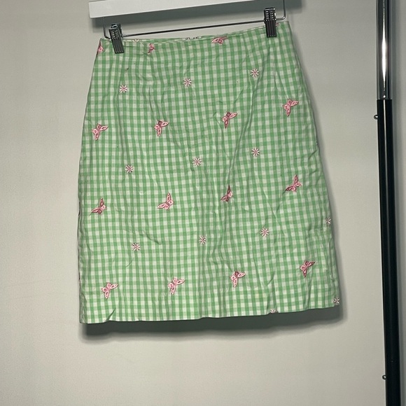 Lilly Pulitzer Dresses & Skirts - Lilly Pulitzer Green and White Pencil Skirt Resort Wear